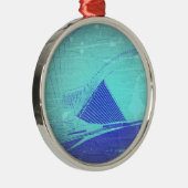 Milwaukee Art Museum Metalen Ornament (Rechts)