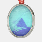 Milwaukee Art Museum Metalen Ornament (Links)