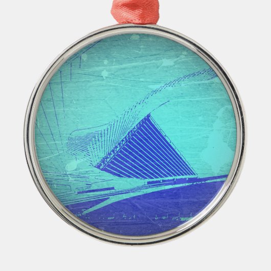 Milwaukee Art Museum Metalen Ornament (Voorkant)