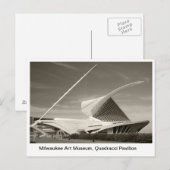 Milwaukee Art Museum, Quadracci pavilion Briefkaart (Voorkant / Achterkant)