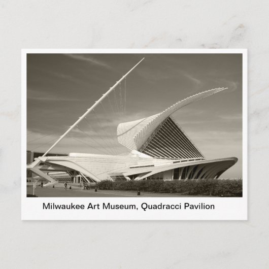 Milwaukee Art Museum, Quadracci pavilion Briefkaart (Voorkant)