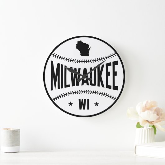 Milwaukee Baseball Clock Grote Klok (Huis)