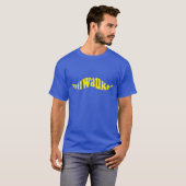 Milwaukee Baseball Mustache T-shirt (Voorkant volledig)