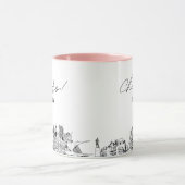 Milwaukee Bruiloft Gepersonaliseerde Koffie Mok (Midden)