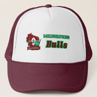 Milwaukee Bulls Maroon/Witte Trucker Hoed Trucker Pet