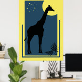 Milwaukee County Zoo Wisconsin  Giraffe Poster (Thuiskantoor)