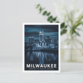 Milwaukee Harbour, Wisconsin Briefkaart (Staand voorkant)
