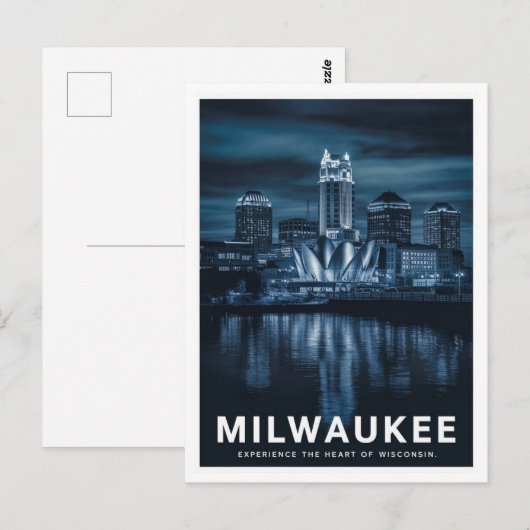 Milwaukee Harbour, Wisconsin Briefkaart (Voorkant / Achterkant)