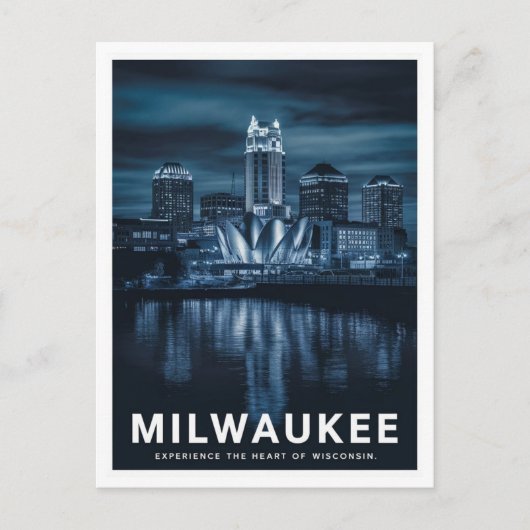 Milwaukee Harbour, Wisconsin Briefkaart (Voorkant)