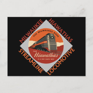 Milwaukee Hiawatha Railroad Briefkaart