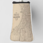  Milwaukee, kaart van Wisconsin Golfheadcover (Draai 90)