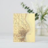 Milwaukee Map Briefkaart (Staand voorkant)