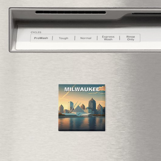 Milwaukee Museum of Art Travel Magneet (Insitu (Vaatwasser))