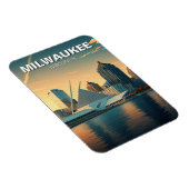 Milwaukee Museum of Art Travel Magneet (Rechterzijde)