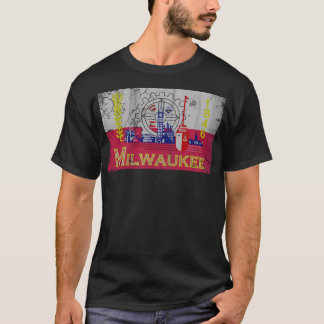 Milwaukee Polish Heritage Flag T-shirt