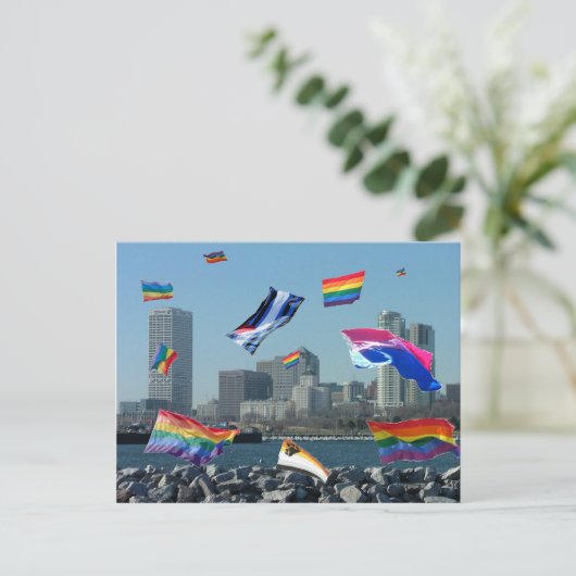 Milwaukee Pride Briefkaart (Staand voorkant)