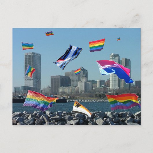 Milwaukee Pride Briefkaart (Voorkant)