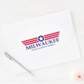 Milwaukee Pride Ovale Sticker (Envelop)