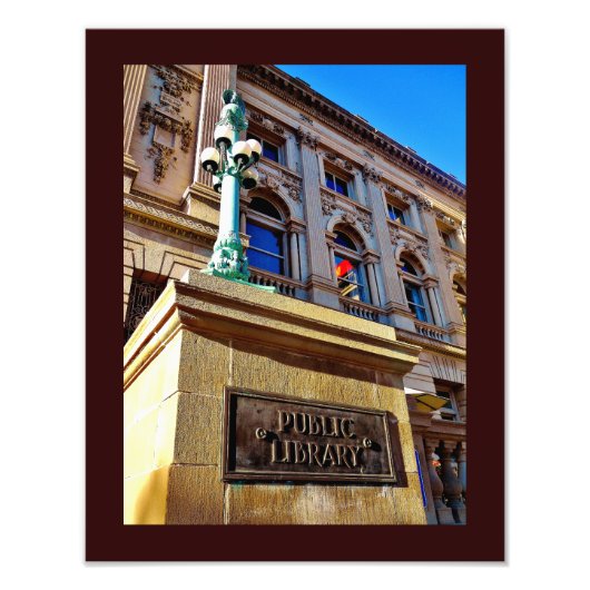 Milwaukee Public Library Foto Afdruk (Voorkant)