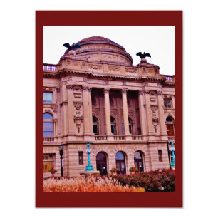 Milwaukee Public Library Foto Afdruk