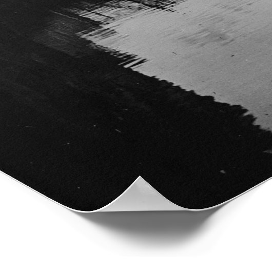 Milwaukee River en Dowtown Poster (Hoek)