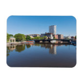 Milwaukee River Front en State Street Bridge Magneet (Horizontaal)