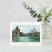 Milwaukee River, Milwaukee, Wisconsin Briefkaart (Staand voorkant)