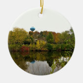 Milwaukee River, West Bend, Wisconsin Keramisch Ornament (Voorkant)