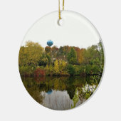 Milwaukee River, West Bend, Wisconsin Keramisch Ornament (Links)