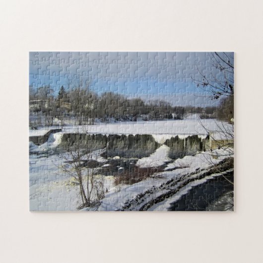 Milwaukee River, West Bend, Wisconsin Legpuzzel (Horizontaal)