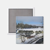 Milwaukee River, West Bend, Wisconsin Magneet (Voorkant / Achterkant)