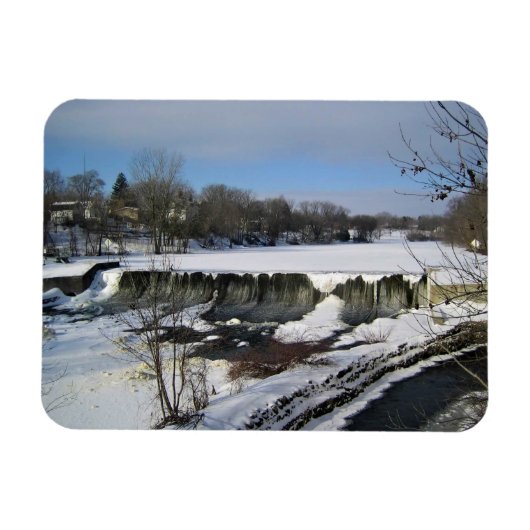 Milwaukee River, West Bend, Wisconsin Magneet (Horizontaal)