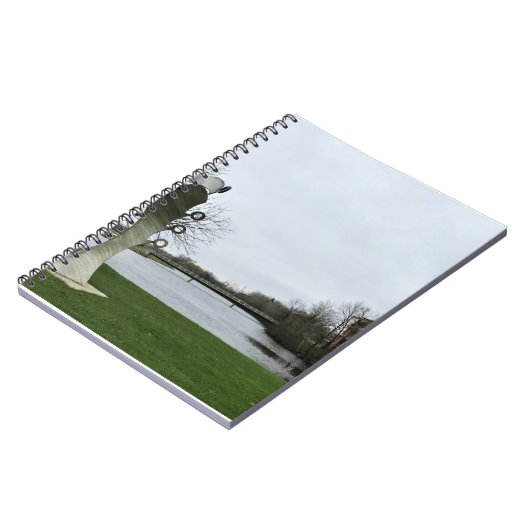 Milwaukee River, West Bend, Wisconsin Notitieboek (Linkerzijde)