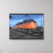 Milwaukee Road boxcab, elektrisch #E34A_Trains Canvas Afdruk (Voorkant)