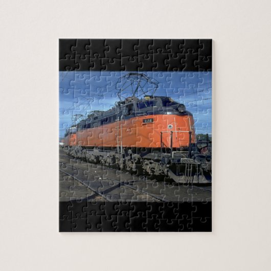 Milwaukee Road boxcab, elektrisch #E34A_Trains Legpuzzel (Verticaal)