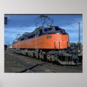 Milwaukee Road boxcab, elektrisch #E34A_Trains Poster (Voorkant)