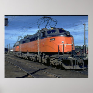 Milwaukee Road boxcab, elektrisch #E34A_Trains Poster