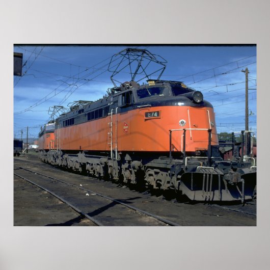 Milwaukee Road boxcab, elektrisch #E34A_Trains Poster (Voorkant)