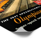 Milwaukee Road, treinposter. Poster (Hoek)