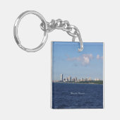 Milwaukee Skyline acryl sleutelhanger (Voorkant Links)
