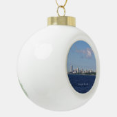 Milwaukee Skyline ball of snowflake ornament (Links)