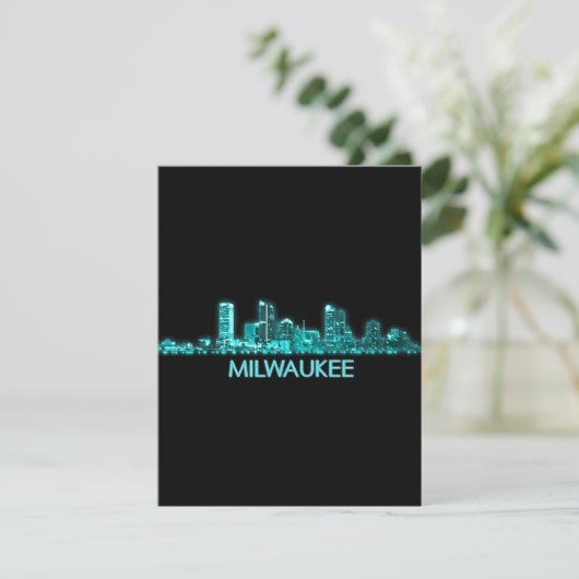 Milwaukee Skyline Bedankkaart (Staand voorkant)
