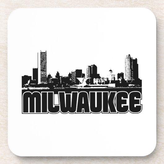 Milwaukee Skyline Bier Onderzetter (Voorkant)