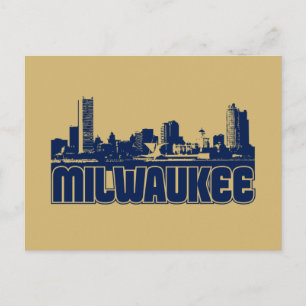 Milwaukee Skyline Briefkaart