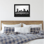 Milwaukee Skyline Canvas Afdruk (Insitu (Slaapkamer))