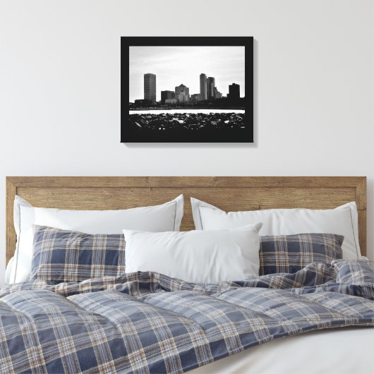 Milwaukee Skyline Canvas Afdruk (Insitu (Slaapkamer))