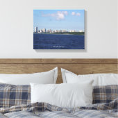 Milwaukee Skyline canvasafdruk Canvas Afdruk (Insitu (Slaapkamer))