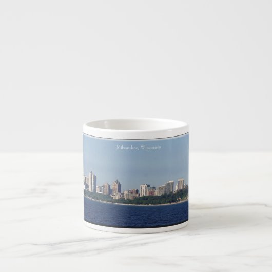 Milwaukee Skyline espresso mok (Voorkant)