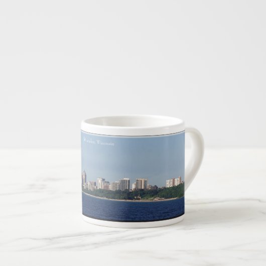 Milwaukee Skyline espresso mok (Voorkant rechts)