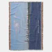 Milwaukee Skyline geweven deken (Voorkant Verticaal)